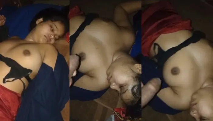 Desi Wife Sleeping Husband Masturbating Sex Video